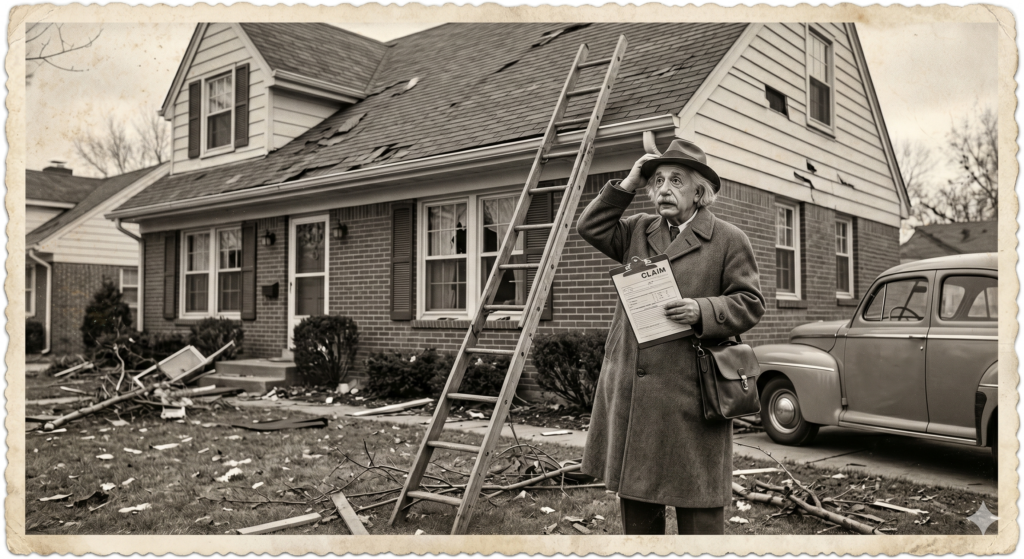 Einstein is no adjuster