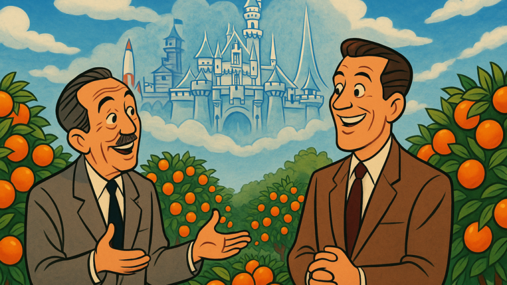 Walt Disney selling a dream