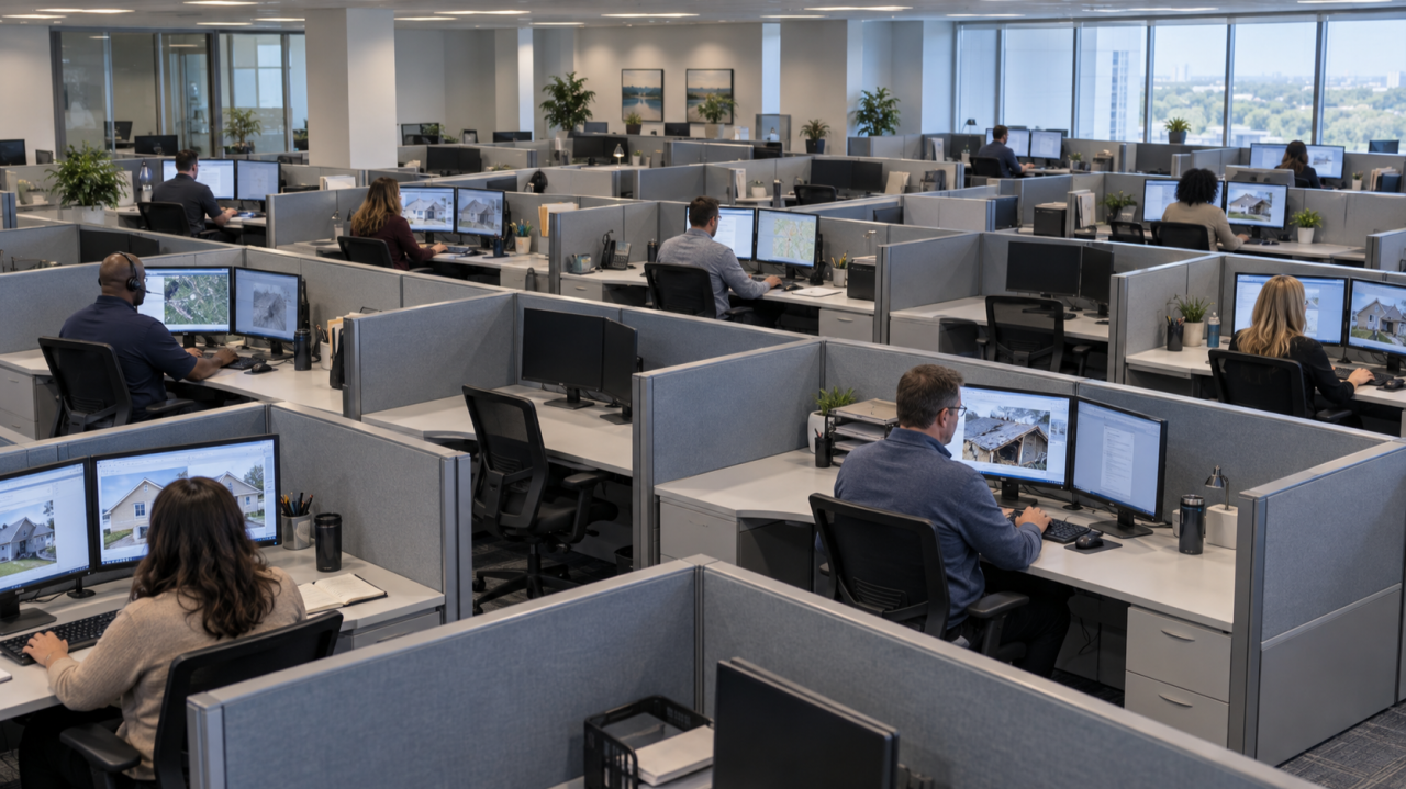 Claims office desk adjusters
